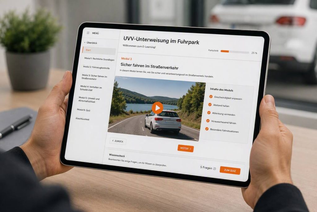 UVV-Unterweisung im Fuhrpark